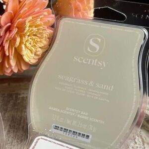 Scentsy SEAGRASS & SAND Wax Bar new release 2026 Spring & Summer FRUITY NWT